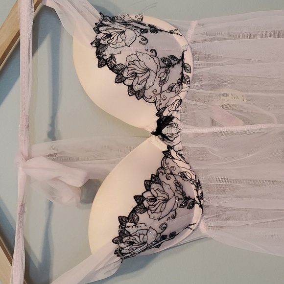 Victoria Secret Women Intimate Bra Tankini Top sz 34C - Picture 3 of 7